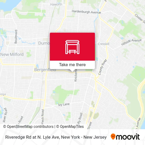 Riveredge Rd at N. Lyle Ave map