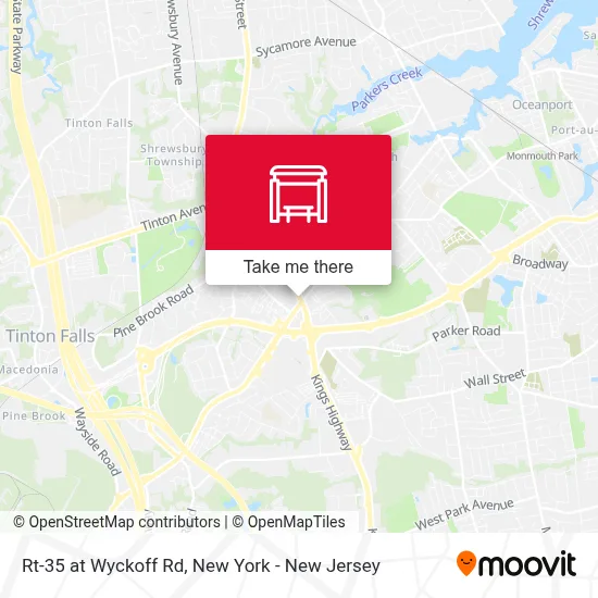 Rt-35 at Wyckoff Rd map
