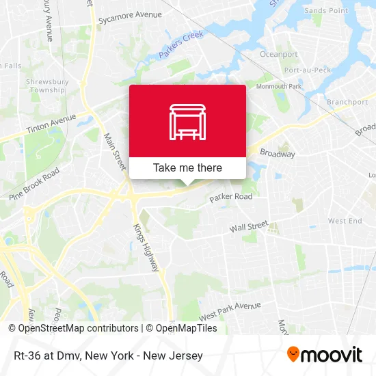 Rt-36 at Dmv map