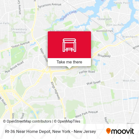 Rt-36 Near Home Depot map