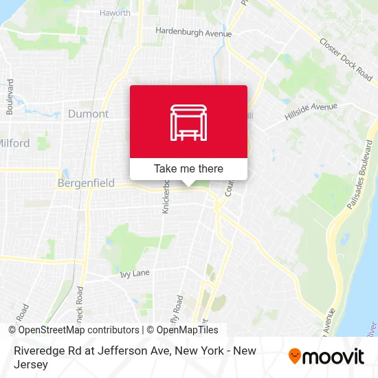 Riveredge Rd at Jefferson Ave map