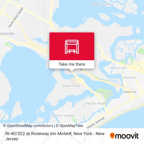 Rt-40 / 322 at Rodeway Inn Motel# map