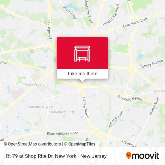 Rt-79 at Shop Rite Dr map