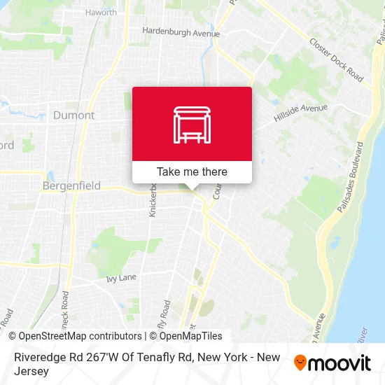 Riveredge Rd 267'W Of Tenafly Rd map