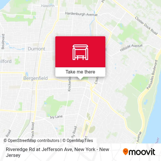 Riveredge Rd at Jefferson Ave map
