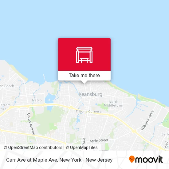 Carr Ave at Maple Ave map