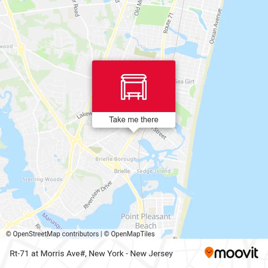 Rt-71 at Morris Ave# map