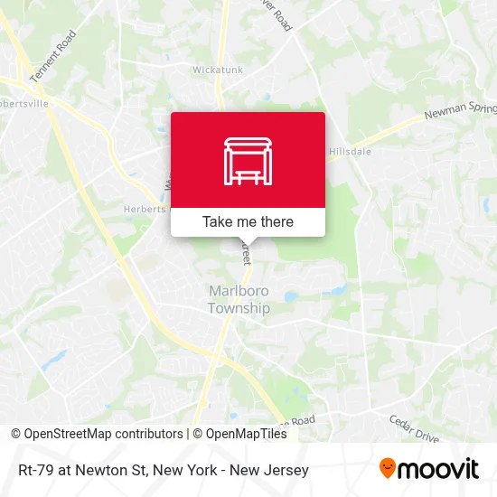 Rt-79 at Newton St map