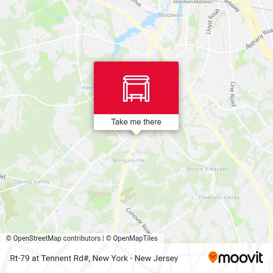 Rt-79 at Tennent Rd# map