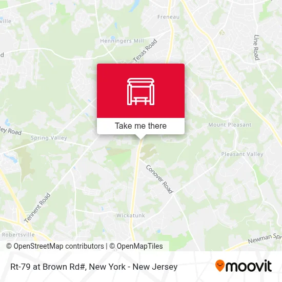 Rt-79 at Brown Rd# map