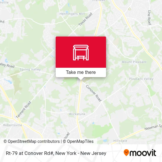 Rt-79 at Conover Rd# map