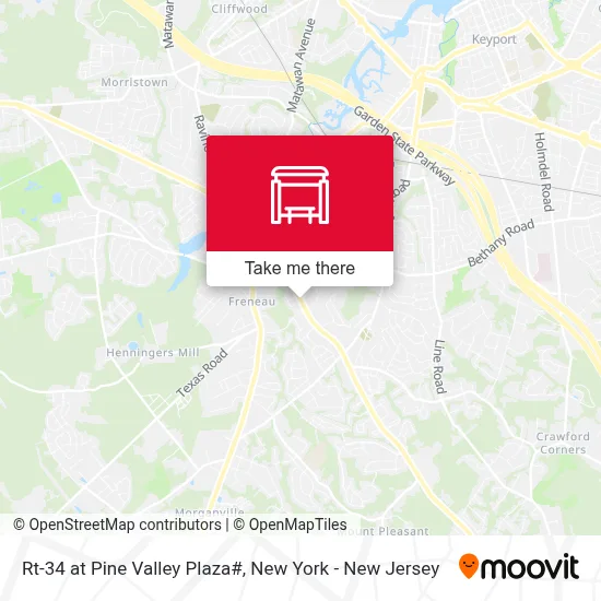 Rt-34 at Pine Valley Plaza# map