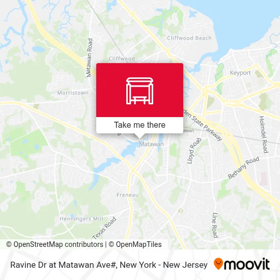 Ravine Dr at Matawan Ave# map