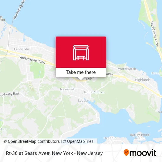 Rt-36 at Sears Ave# map