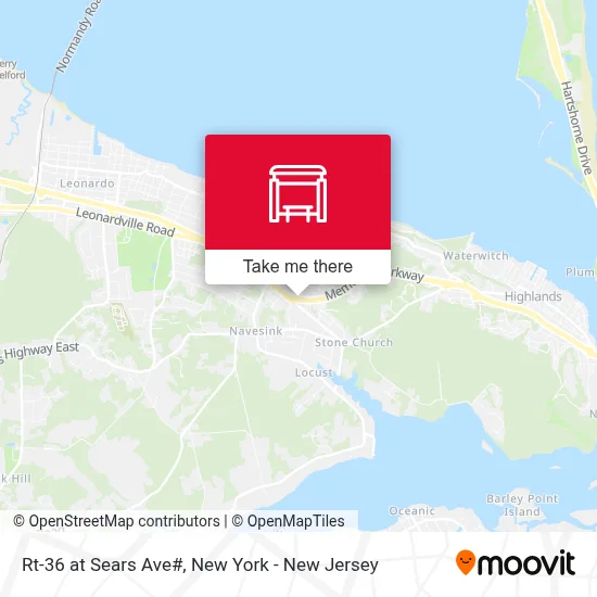 Rt-36 at Sears Ave# map