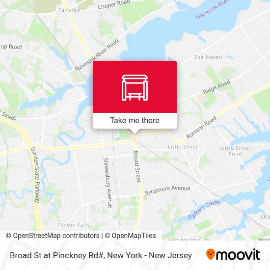 Broad St at Pinckney Rd# map