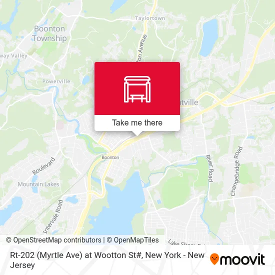 Rt-202 (Myrtle Ave) at Wootton St# map