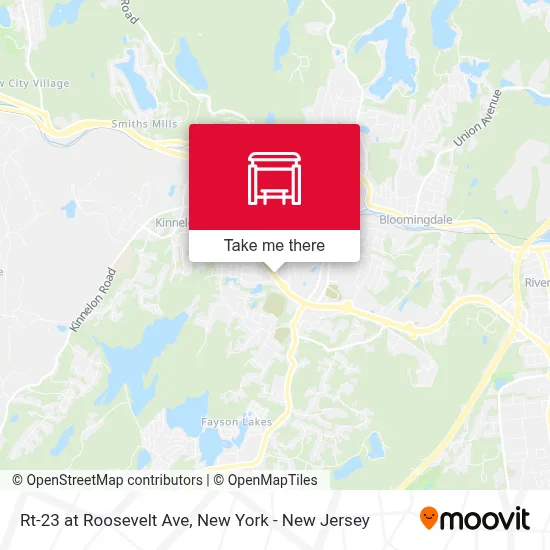Rt-23 at Roosevelt Ave map