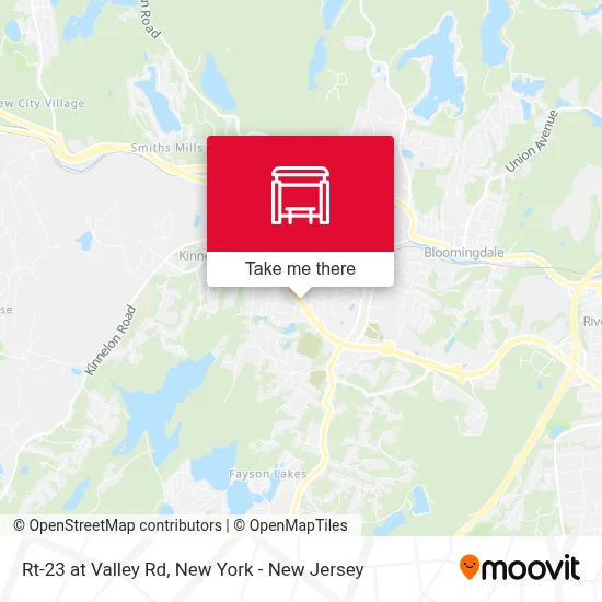 Rt-23 at Valley Rd map
