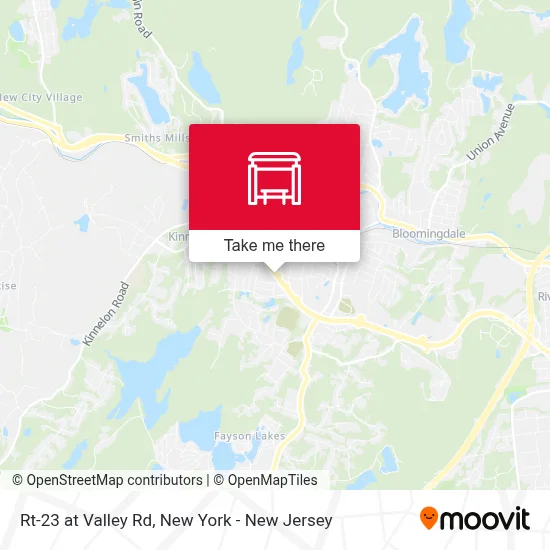 Rt-23 at Valley Rd map
