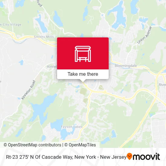 Rt-23 275' N Of Cascade Way map