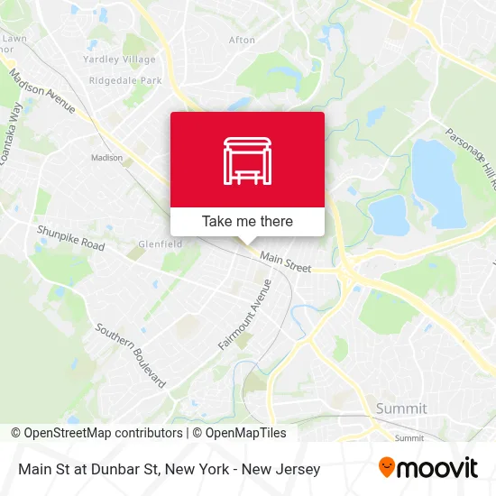 Main St at Dunbar St map