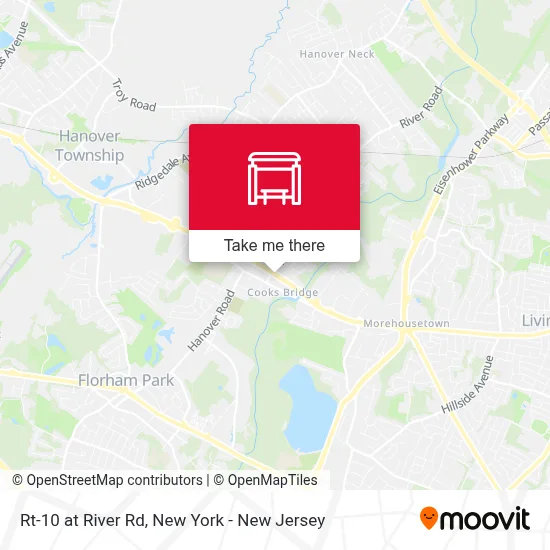 Rt-10 at River Rd map