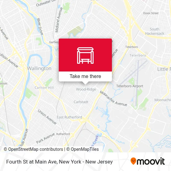 Fourth St at Main Ave map
