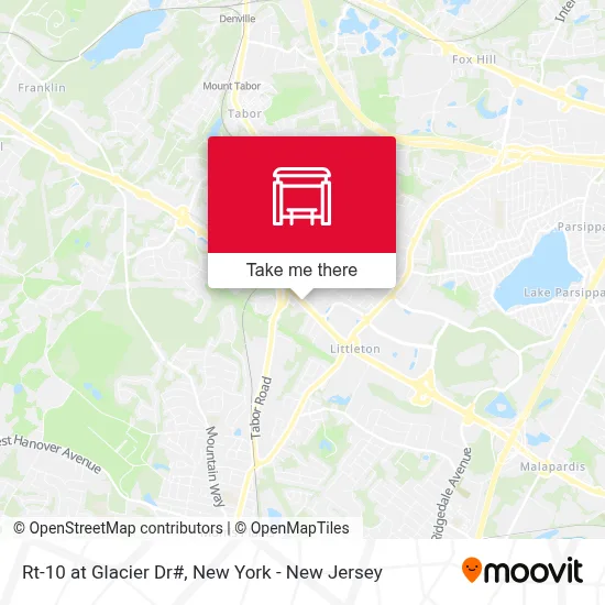 Rt-10 at Glacier Dr# map
