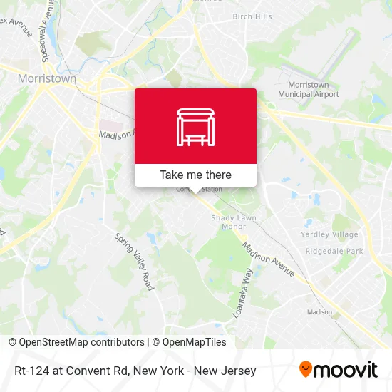 Rt-124 at Convent Rd map