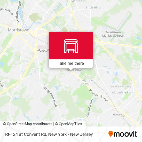 Rt-124 at Convent Rd map