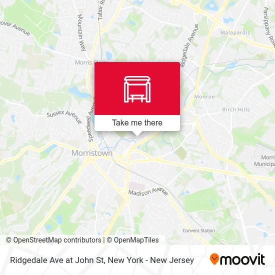 Ridgedale Ave at John St map