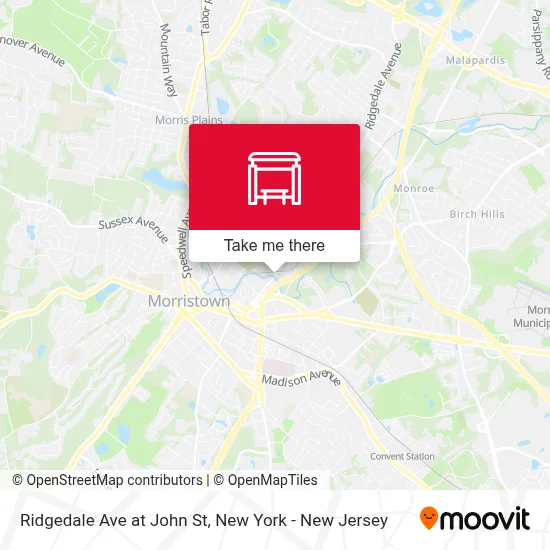 Ridgedale Ave at John St map