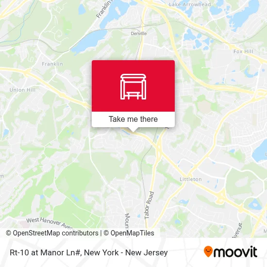 Rt-10 at Manor Ln# map
