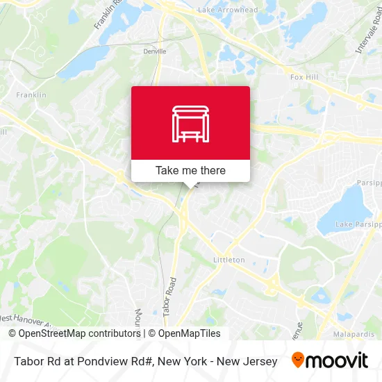 Tabor Rd at Pondview Rd# map