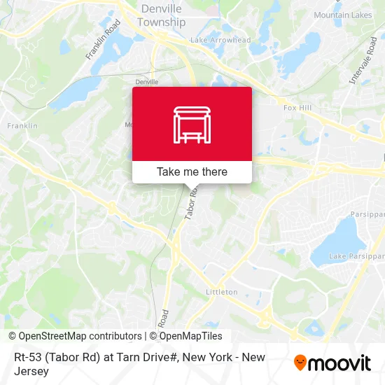 Rt-53 (Tabor Rd) at Tarn Drive# map