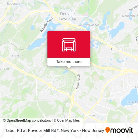 Tabor Rd at Powder Mill Rd# map