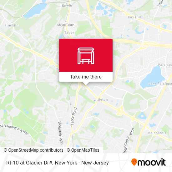 Rt-10 at Glacier Dr# map