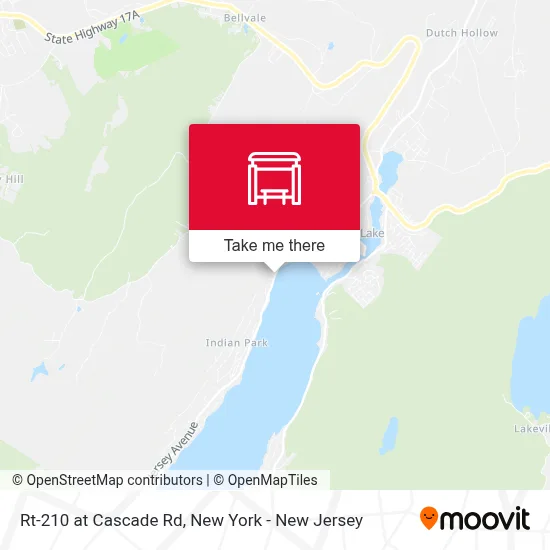 Rt-210 at Cascade Rd map