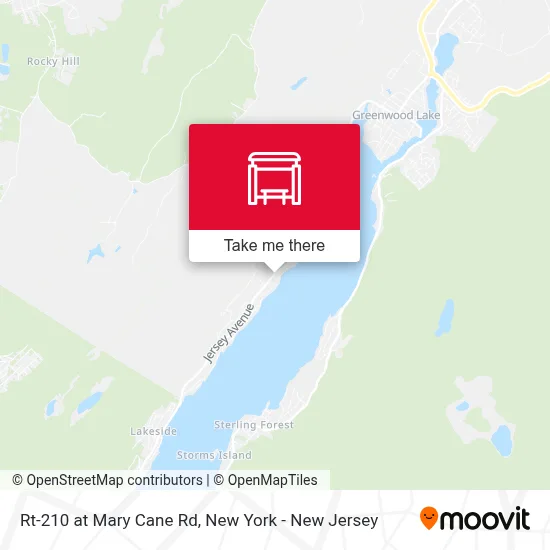 Rt-210 at Mary Cane Rd map