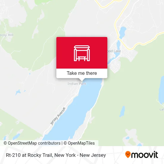 Rt-210 at Rocky Trail map