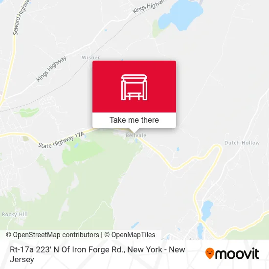 Rt-17a 223' N Of Iron Forge Rd. map