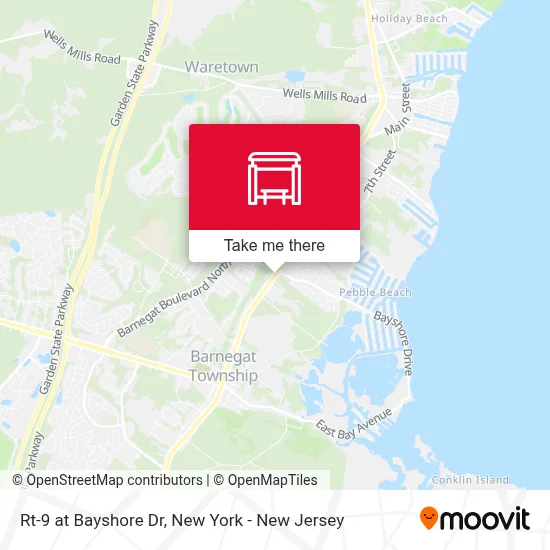 Rt-9 at Bayshore Dr map