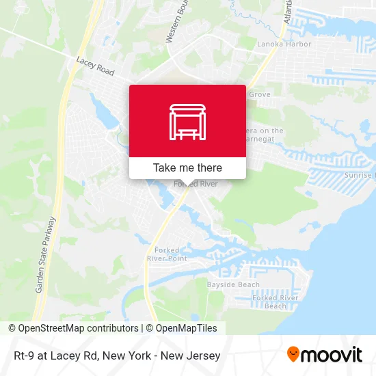 Rt-9 at Lacey Rd map