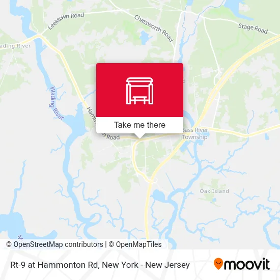Rt-9 at Hammonton Rd map