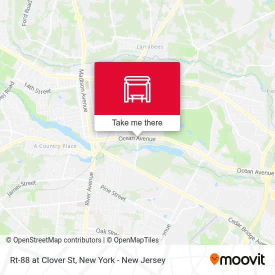 Rt-88 at Clover St map