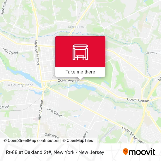 Rt-88 at Oakland St# map