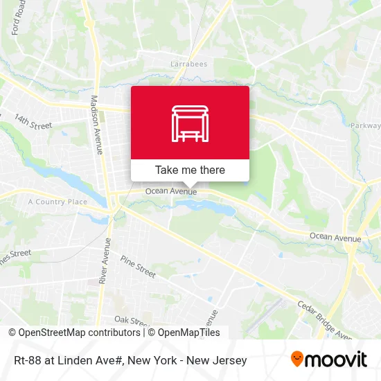 Rt-88 at Linden Ave# map