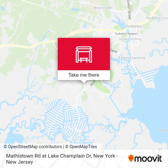 Mathistown Rd at Lake Champlain Dr map