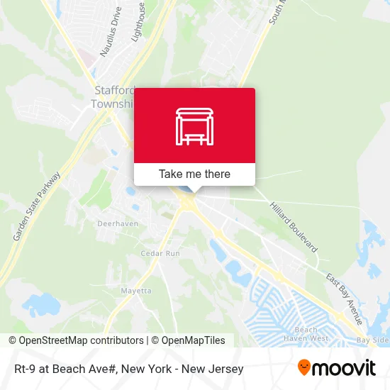Rt-9 at Beach Ave# map
